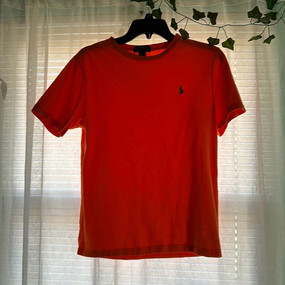 Orange, Polo Ralph Lauren, Tshirt, Big Kids Size Large (14-16)